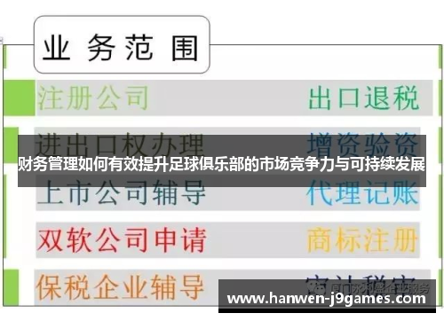 财务管理如何有效提升足球俱乐部的市场竞争力与可持续发展 财务管理如何有效提升足球俱乐部的市场竞争力与可持续发展